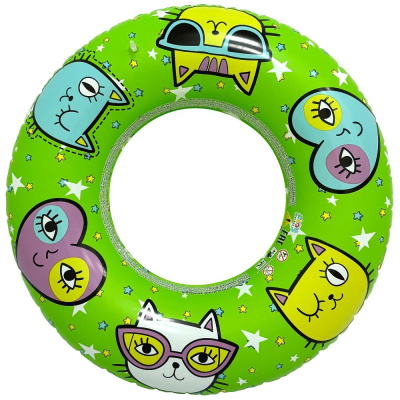 Круг надувной для плавания Неоновые коты Play Market 94141